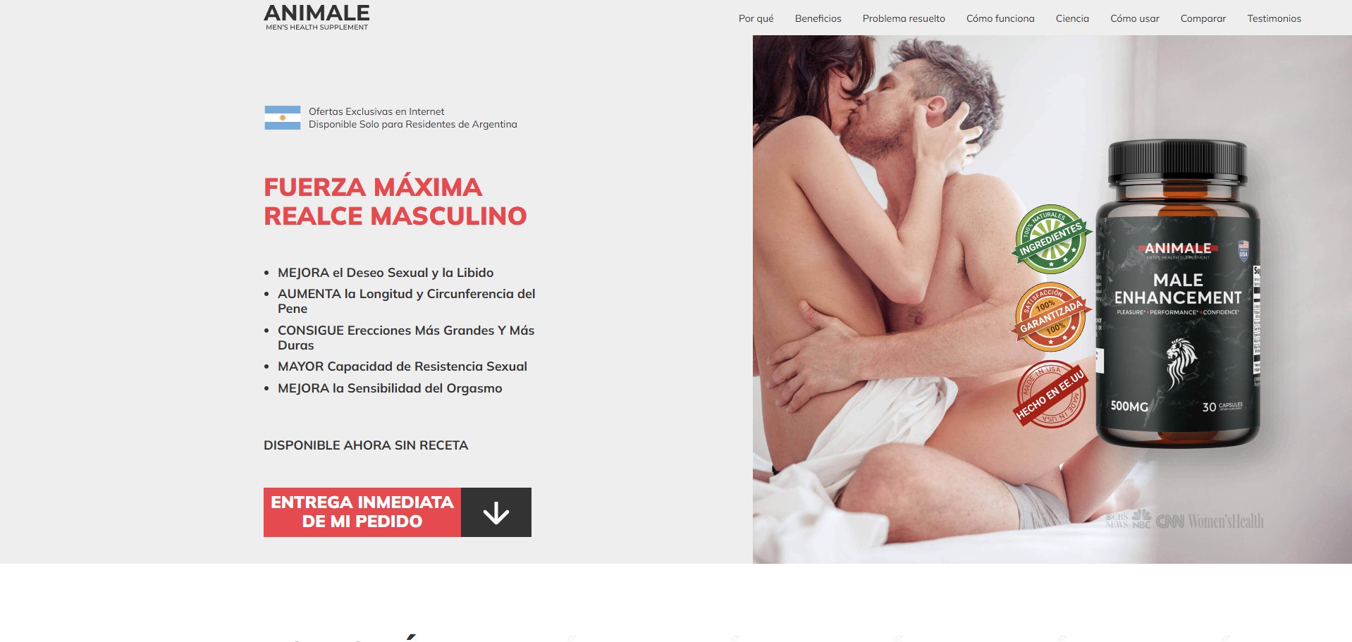 Animale Male Enhancement Capsules Producto