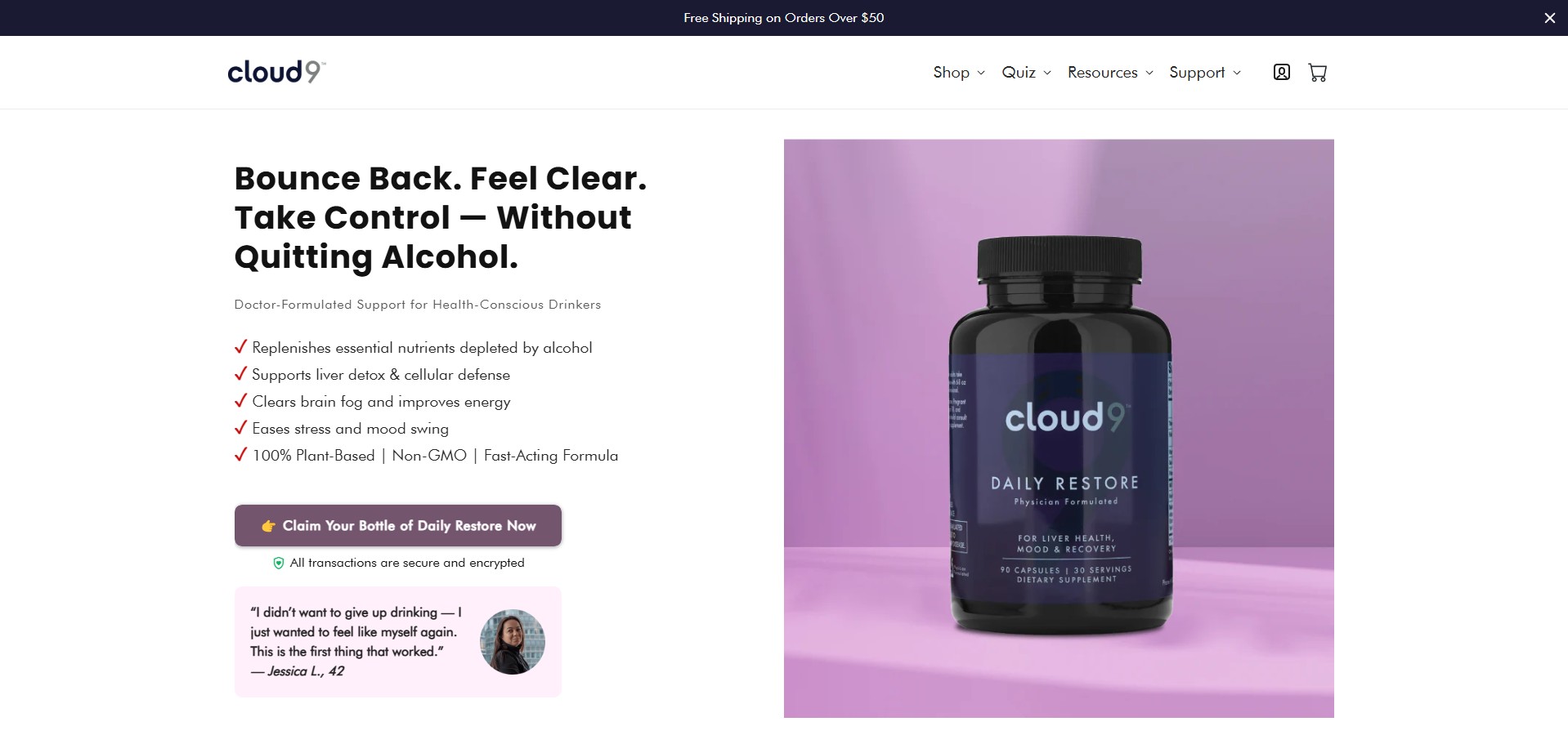 Cloud 9 Daily Restore Producto