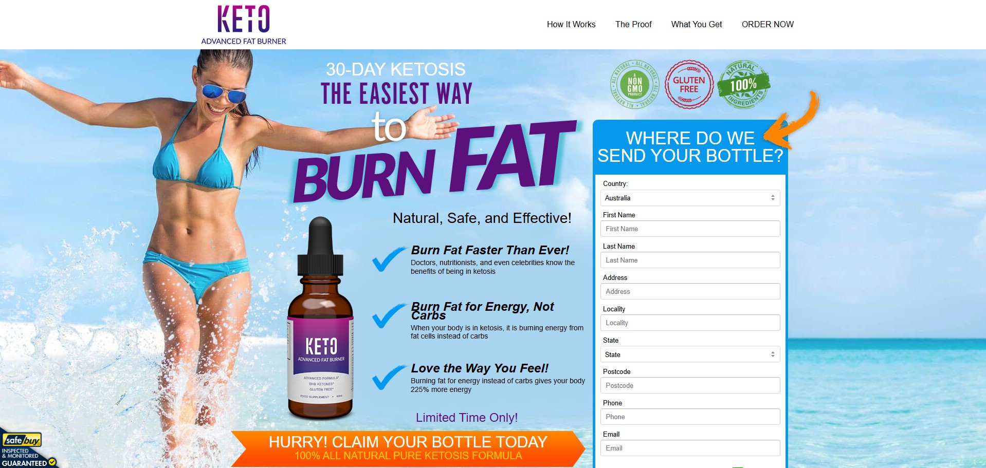 Keto Advanced Fat Burner Tincture Producto