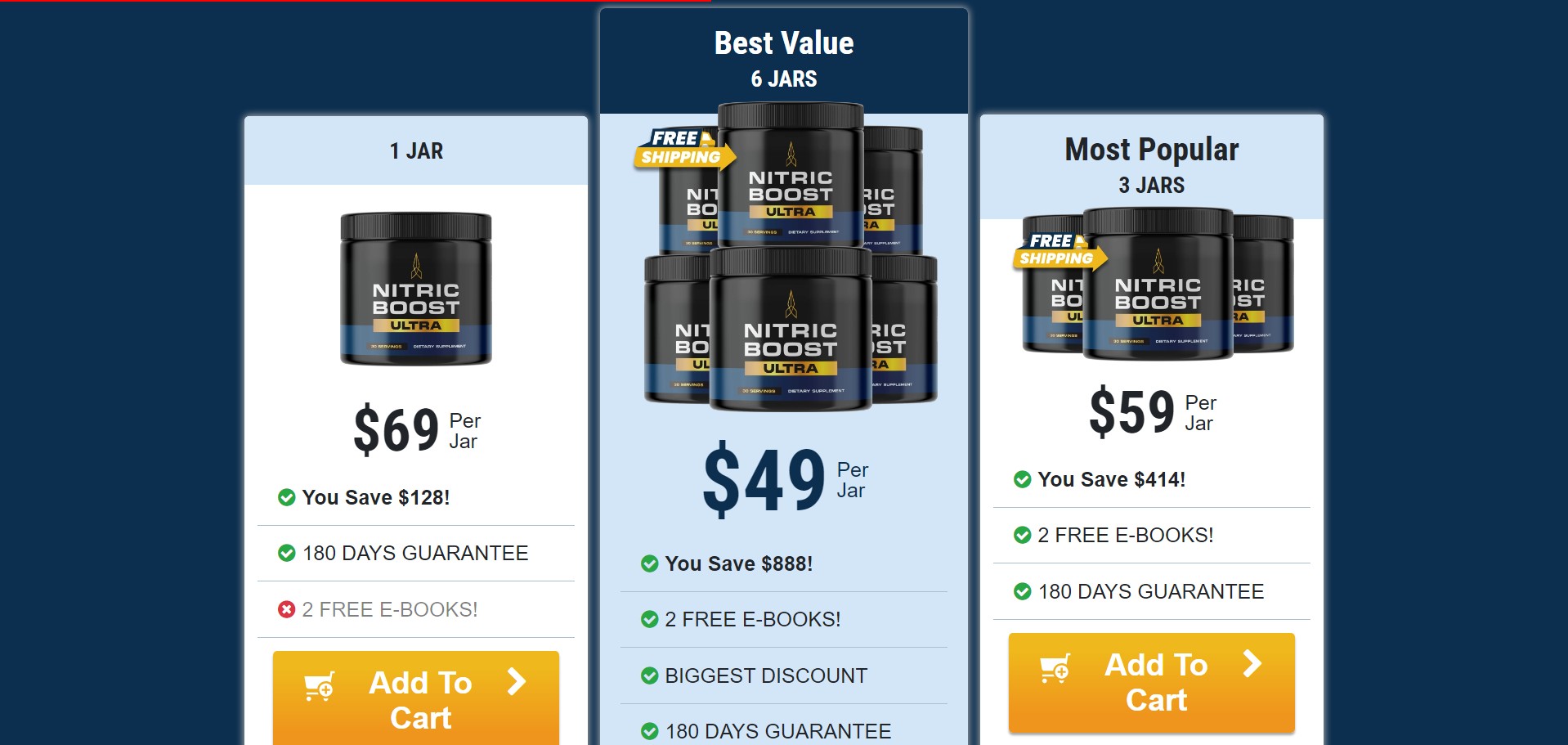 Nitric Boost Ultra Producto